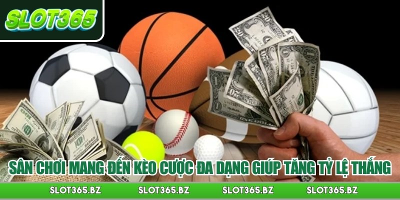 Sân chơi mang đến kèo cược đa dạng giúp tăng tỷ lệ thắng